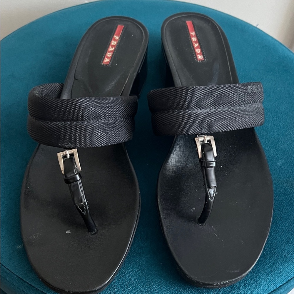 Prada Black Women's Sandals
